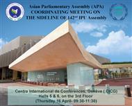 APA Coordinating Meeting due to be held in Geneva